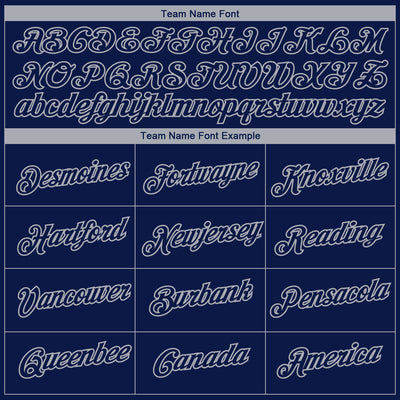 Custom Navy Gray 3D New York City Edition Fade Fashion Performance T-Shirt