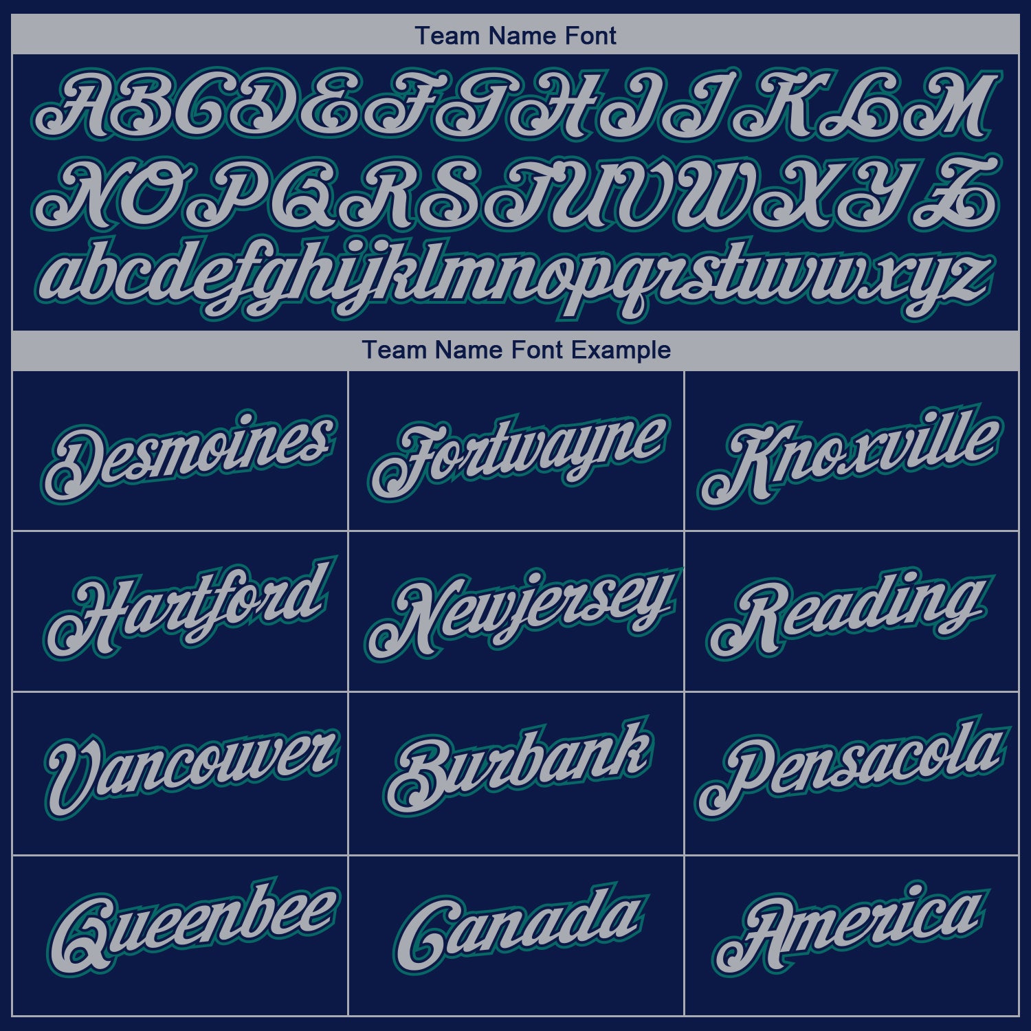 Custom Navy Gray-Teal 3D Seattle City Edition Fade Fashion Performance T-Shirt