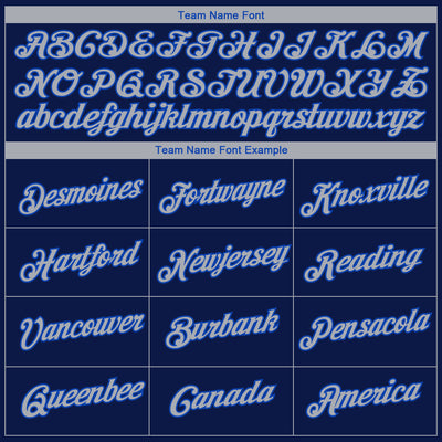 Custom Navy Gray-Thunder Blue 3D Dallas City Edition Fade Fashion Performance T-Shirt