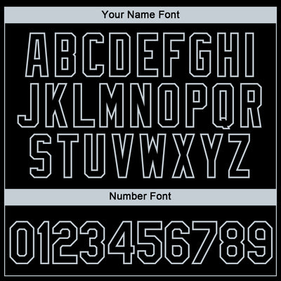 Custom Black Silver 3D Las Vegas City Edition Fade Fashion Performance T-Shirt