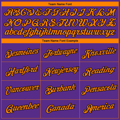 Custom Purple Bay Orange-Black 3D Phoenix City Edition Fade Fashion Performance T-Shirt