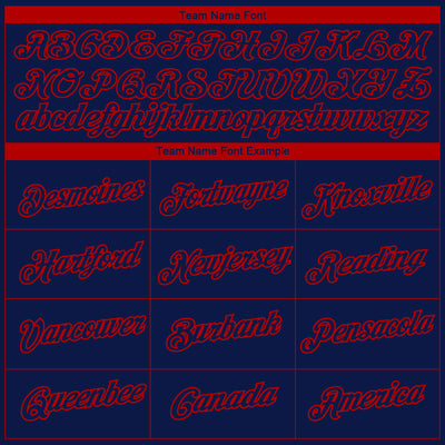 Custom Navy Red 3D Los Angeles City Edition Fade Fashion Performance T-Shirt