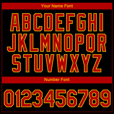 Custom Black Red-Gold 3D Atlanta City Edition Fade Fashion Performance T-Shirt