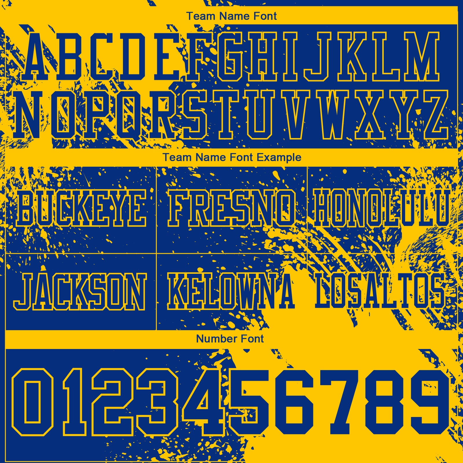 Custom Royal Yellow 3D Pattern Abstract Brush Stroke Authentic Football Jersey