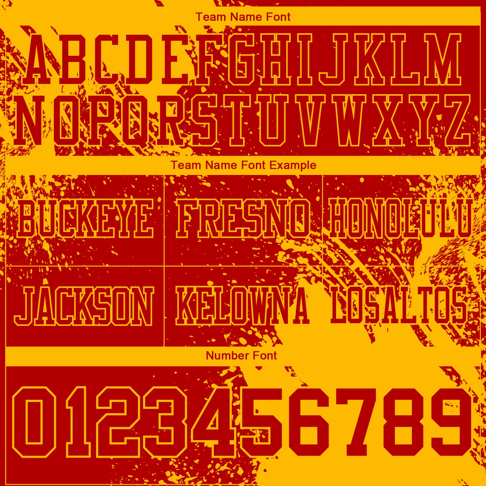 Custom Red Gold 3D Pattern Abstract Brush Stroke Authentic Football Jersey