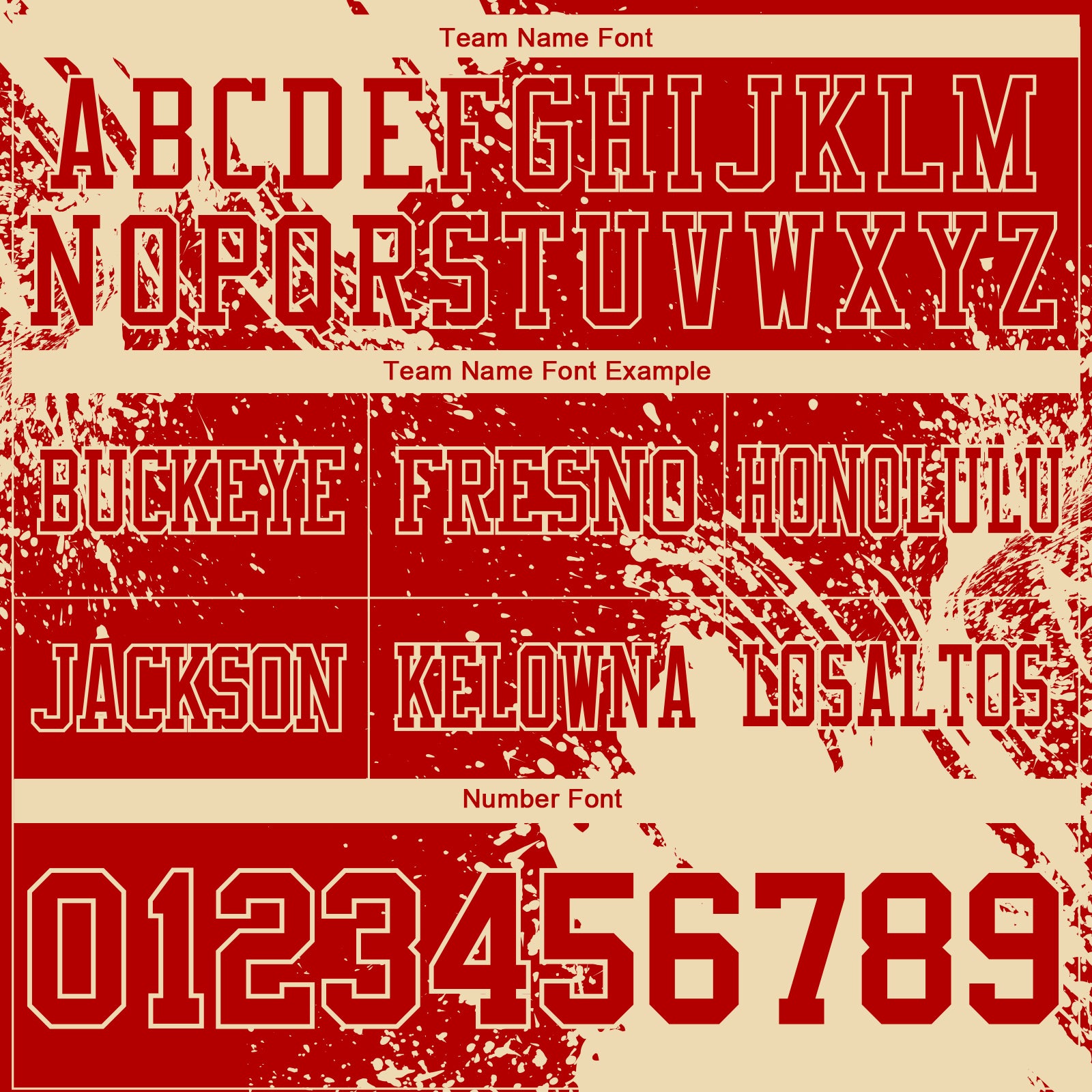 Custom Red Cream 3D Pattern Abstract Brush Stroke Authentic Football Jersey