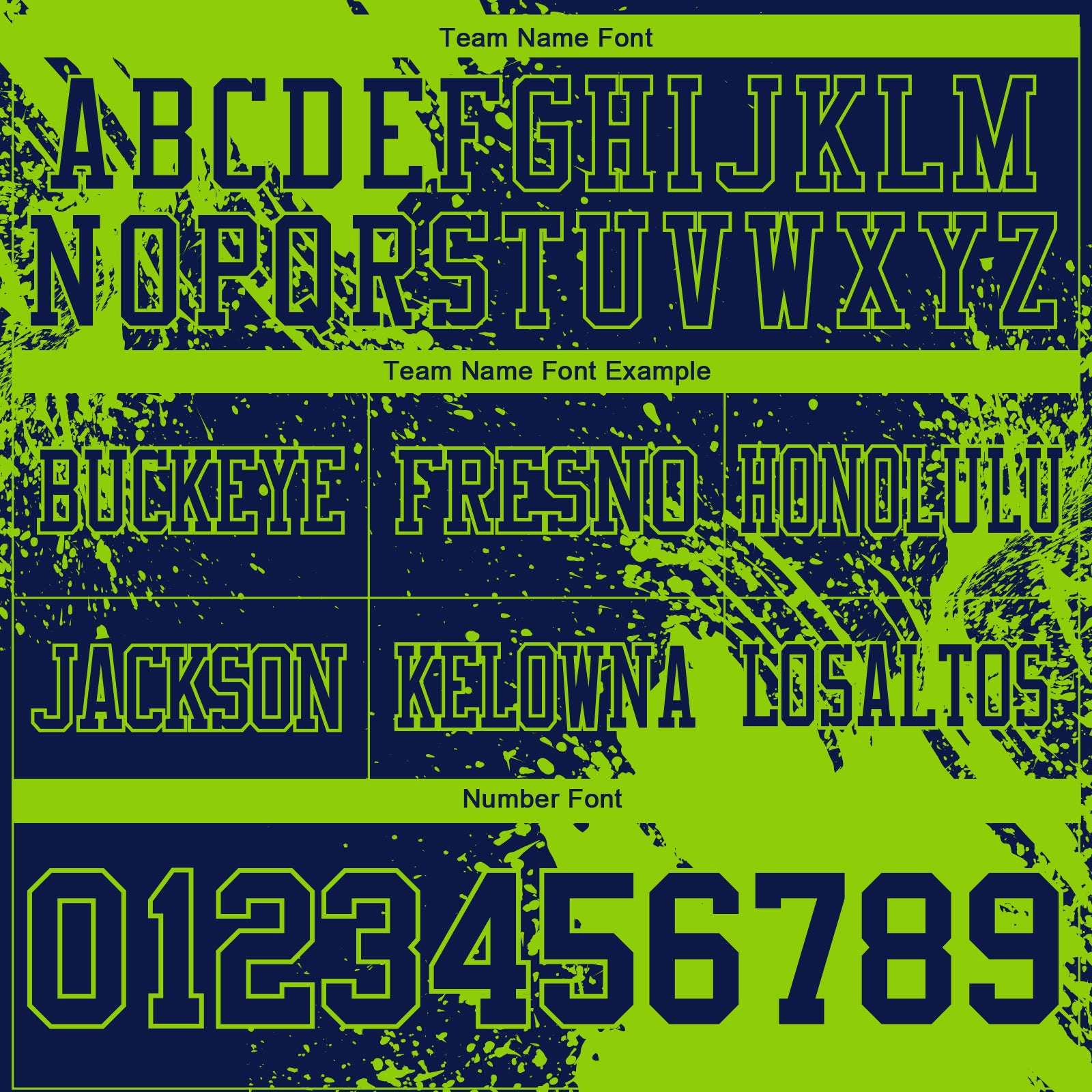 Custom Navy Neon Green 3D Pattern Abstract Brush Stroke Authentic Football Jersey