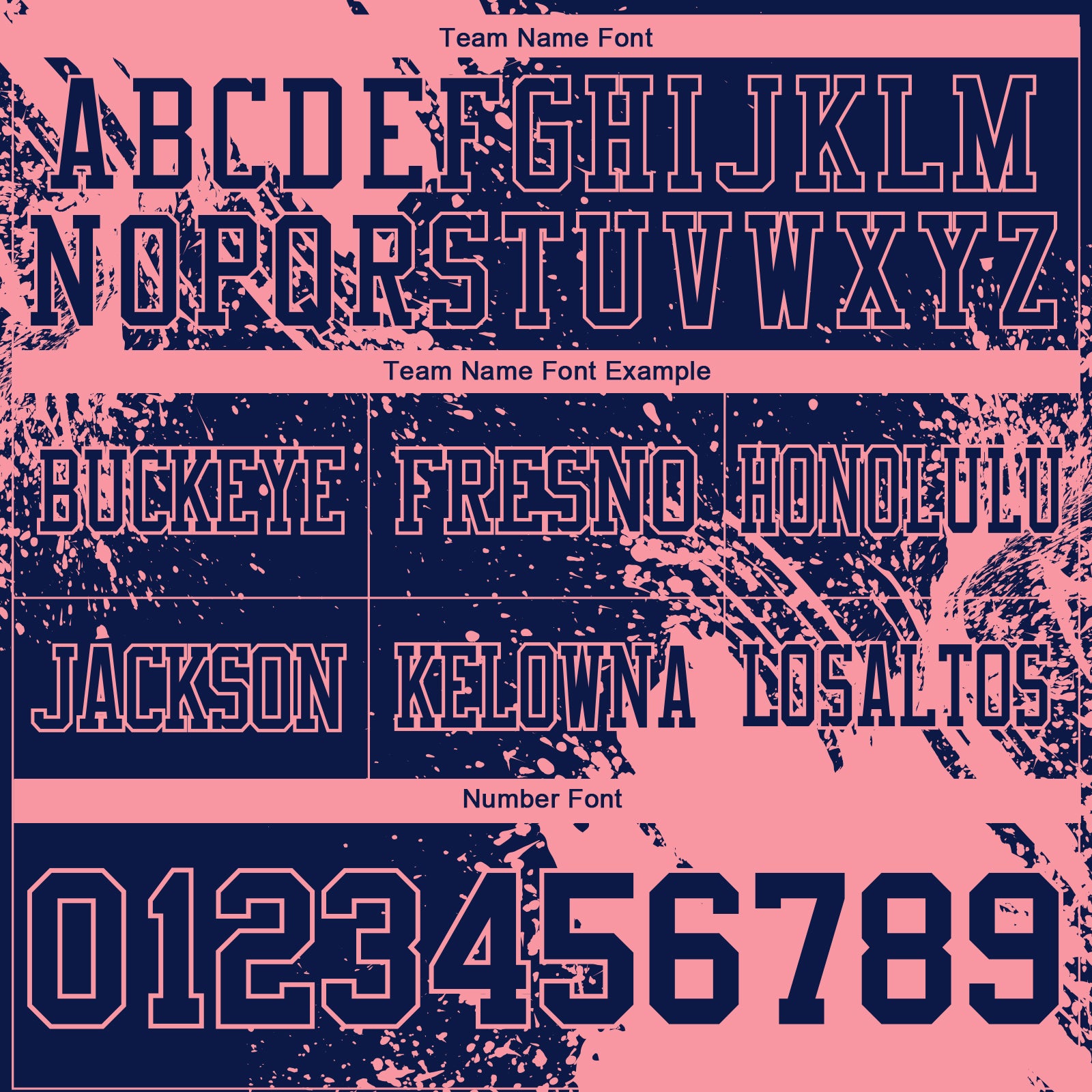 Custom Navy Medium Pink 3D Pattern Abstract Brush Stroke Authentic Football Jersey