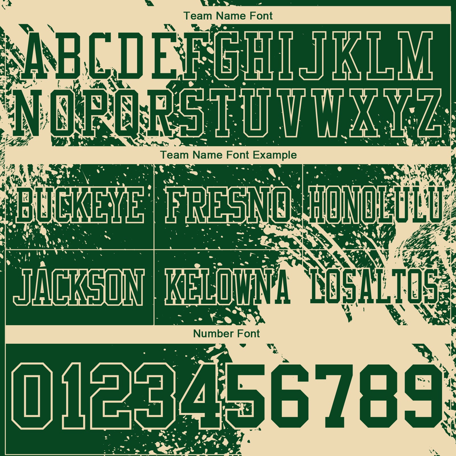 Custom Green Cream 3D Pattern Abstract Brush Stroke Authentic Football Jersey