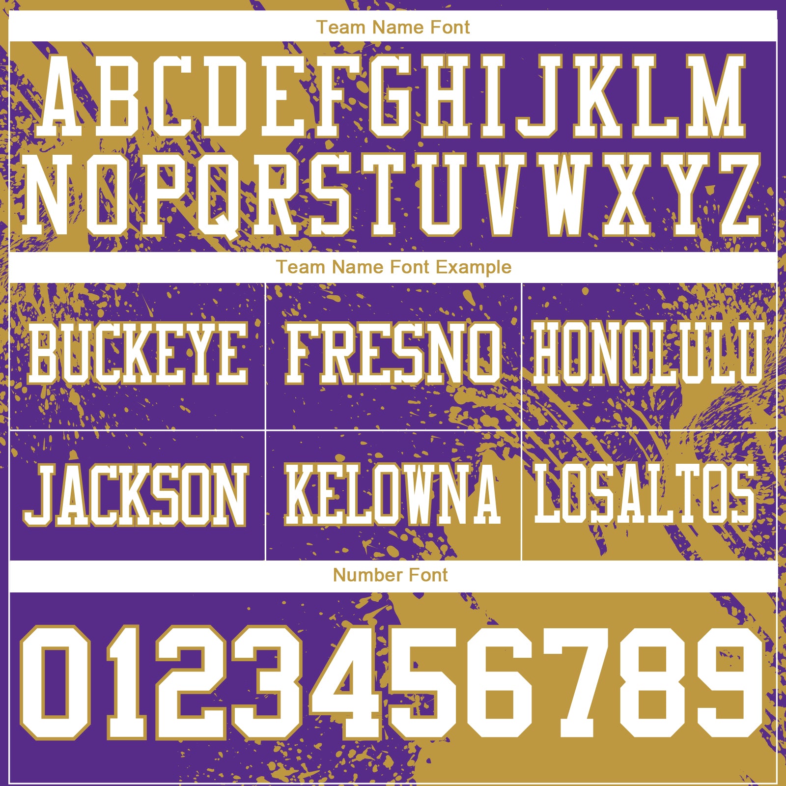 Custom Purple White-Old Gold 3D Pattern Abstract Brush Stroke Authentic Football Jersey