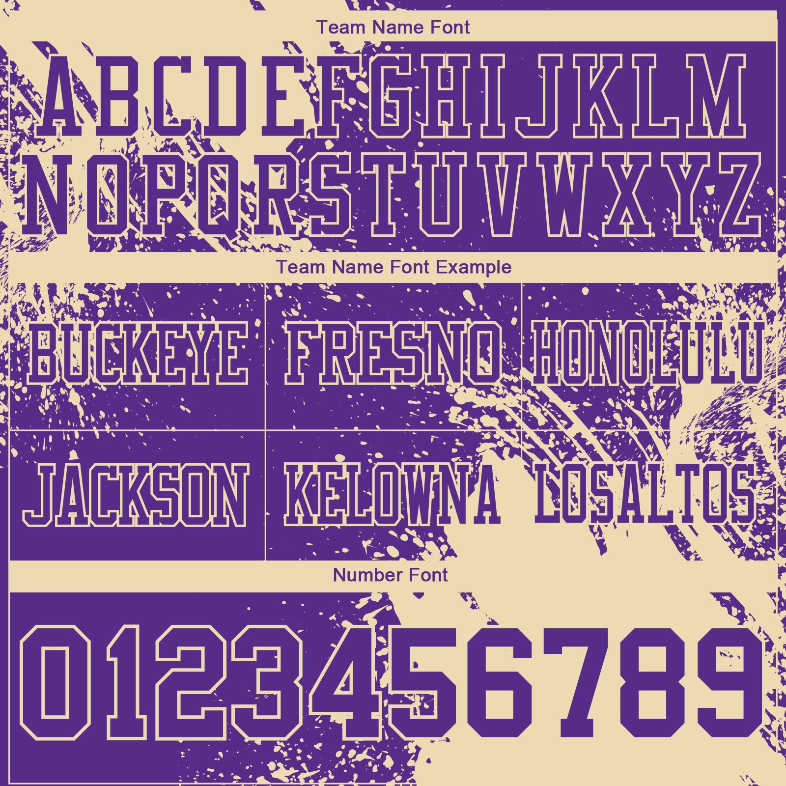 Custom Purple Cream 3D Pattern Abstract Brush Stroke Authentic Football Jersey