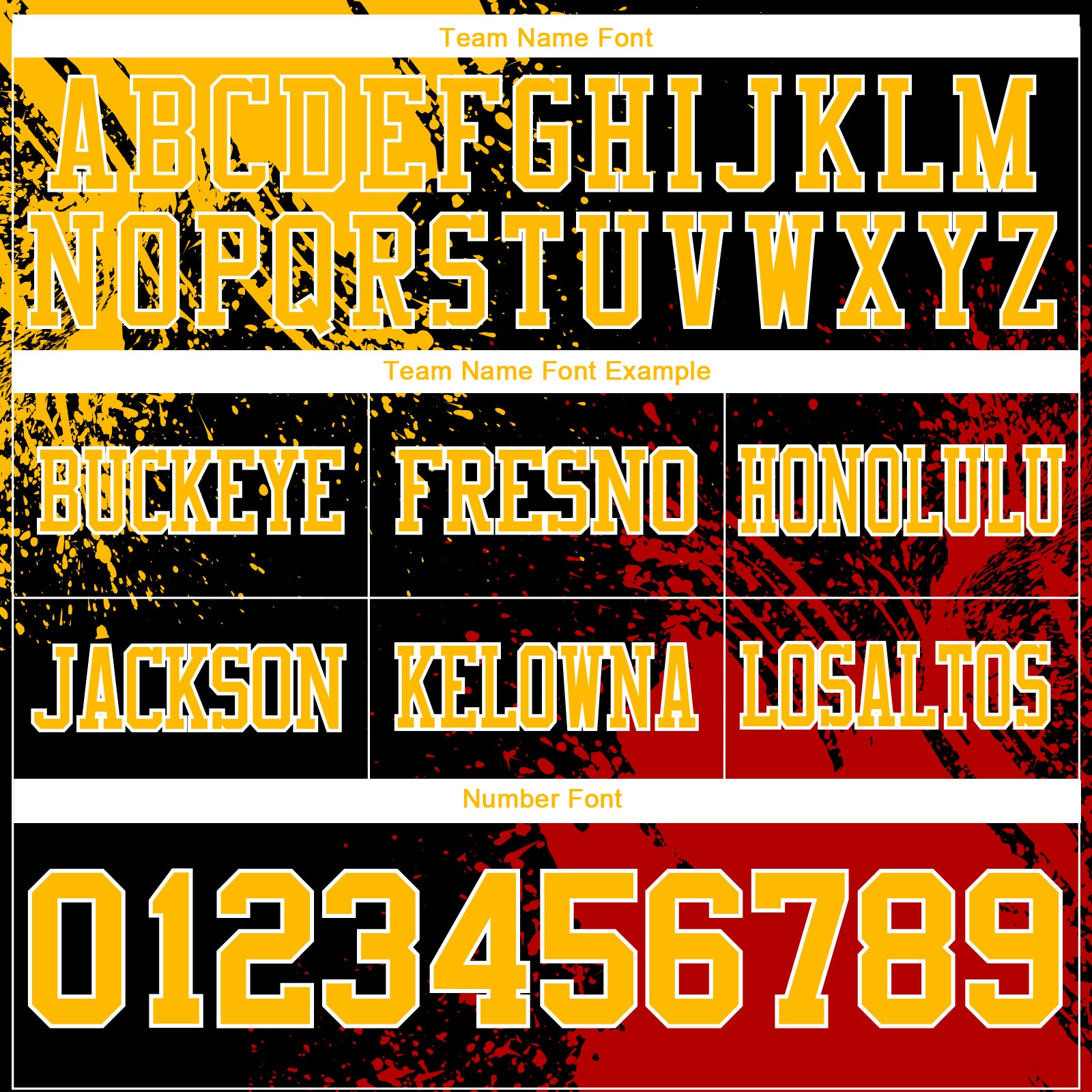 Custom Black Gold Red-White 3D Pattern Abstract Brush Stroke Authentic Football Jersey