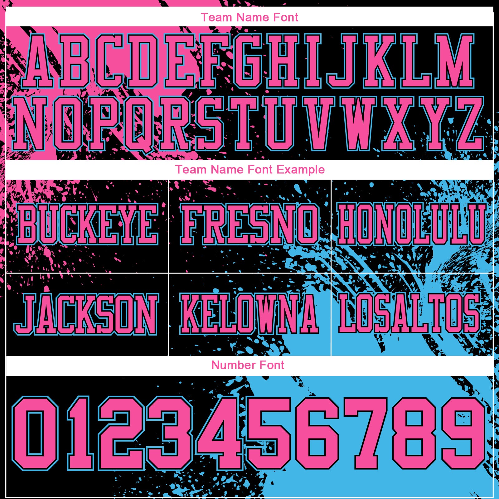 Custom Black Pink-Sky Blue 3D Pattern Abstract Brush Stroke Authentic Football Jersey