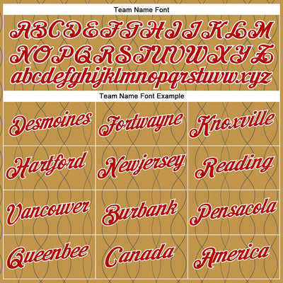 Custom Stitched Old Gold Red Steel Gray-White 3D Pattern Design Curve Line Geometric Shape Sports Pullover Sweatshirt Hoodie