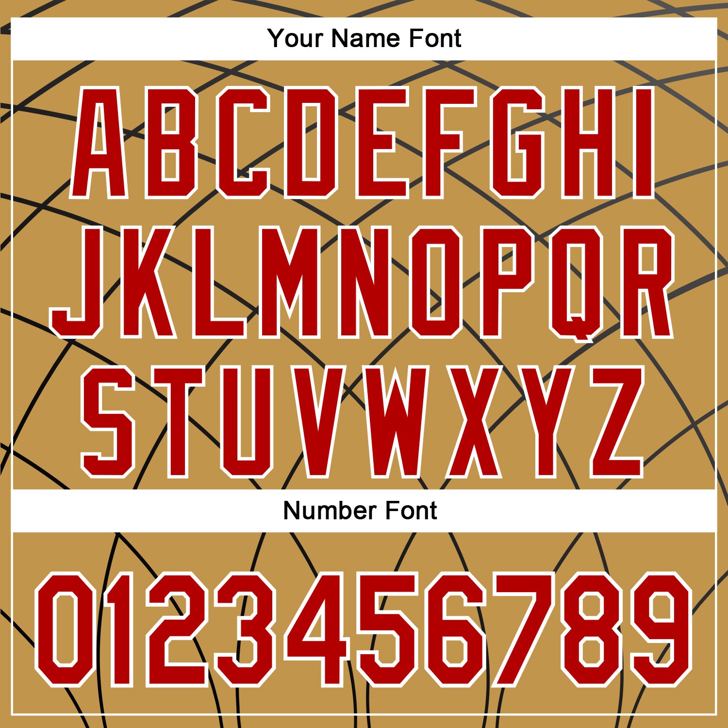 Custom Stitched Old Gold Red Black-White 3D Pattern Design Line Geometric Shape Sports Pullover Sweatshirt Hoodie