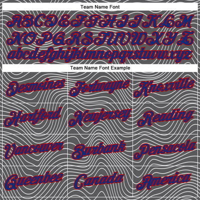 Custom Stitched Navy Royal Red-White 3D Pattern Design Wave Distorted Line Sports Pullover Sweatshirt Hoodie