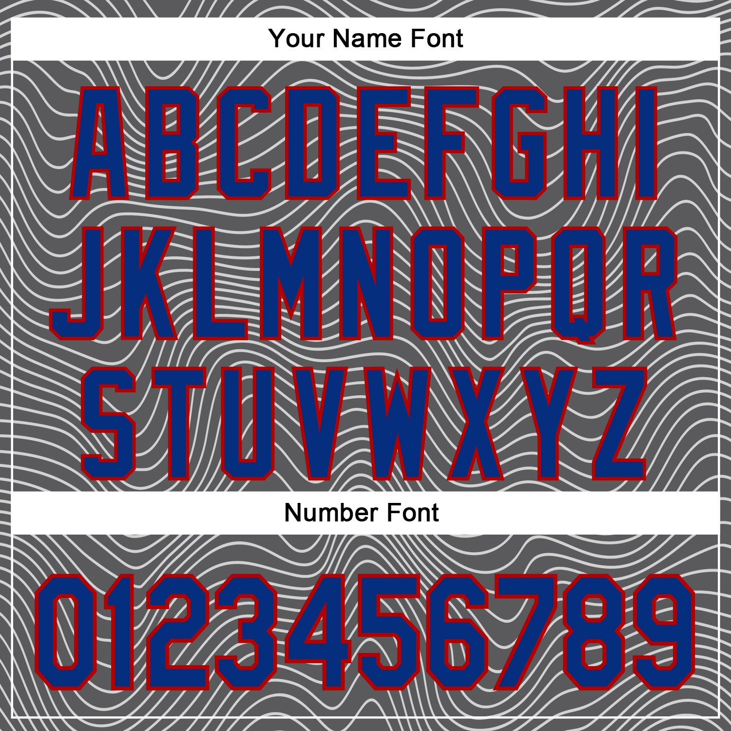 Custom Stitched Navy Royal Red-White 3D Pattern Design Wave Distorted Line Sports Pullover Sweatshirt Hoodie