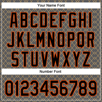 Custom Stitched Steel Gray Black Gold-Orange 3D Pattern Design Line Geometric Shape Sports Pullover Sweatshirt Hoodie