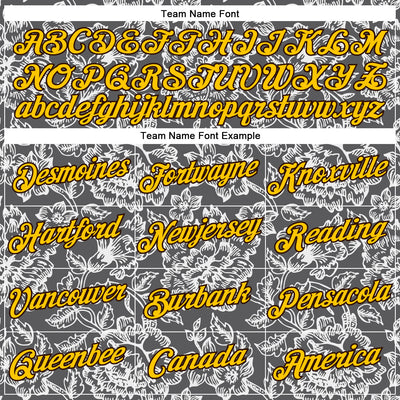 Custom Stitched Steel Gray Yellow-Brown 3D Pattern Design Subtle Floral Sports Pullover Sweatshirt Hoodie