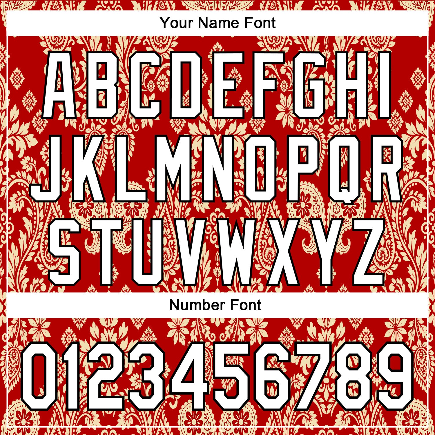 Custom Stitched Red White Cream-Black 3D Pattern Design Ethnic Paisley Floral Bandana Sports Pullover Sweatshirt Hoodie