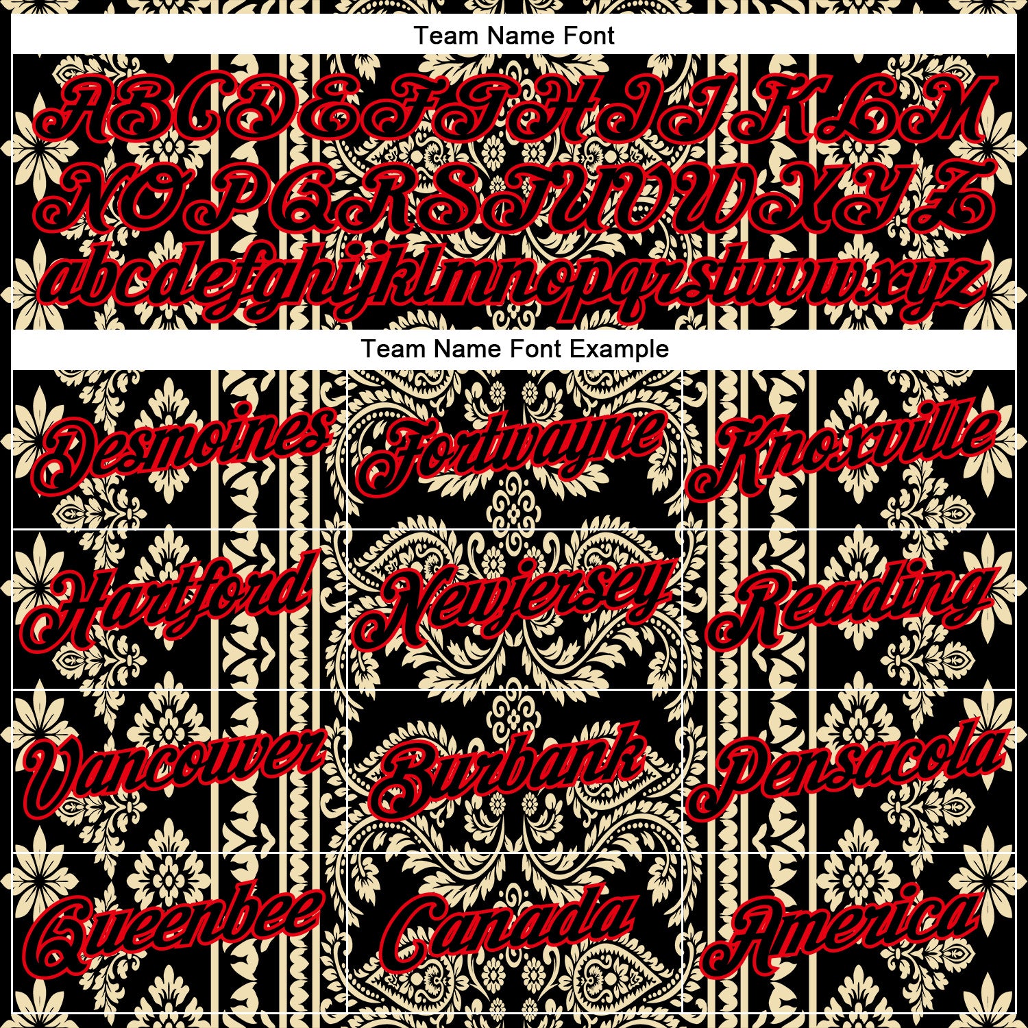 Custom Stitched Black Cream-Fire Red 3D Pattern Design Ethnic Paisley Floral Bandana Sports Pullover Sweatshirt Hoodie