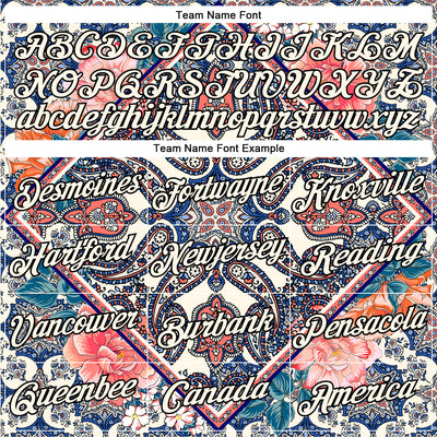 Custom Stitched Cream Black 3D Pattern Design Ethnic Paisley Floral Bandana Sports Pullover Sweatshirt Hoodie