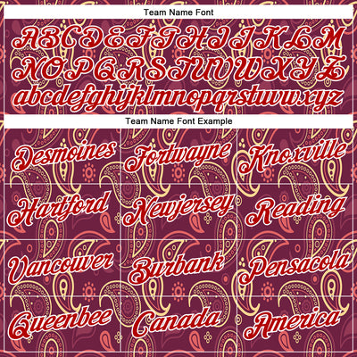 Custom Stitched Crimson Red-White 3D Pattern Design Ethnic Paisley Floral Bandana Sports Pullover Sweatshirt Hoodie