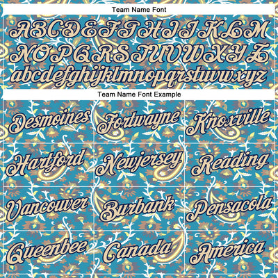 Custom Stitched Panther Blue City Cream-Brown 3D Pattern Design Ethnic Paisley Floral Bandana Sports Pullover Sweatshirt Hoodie