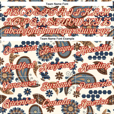 Custom Stitched Cream City Cream-Red 3D Pattern Design Ethnic Paisley Floral Bandana Sports Pullover Sweatshirt Hoodie