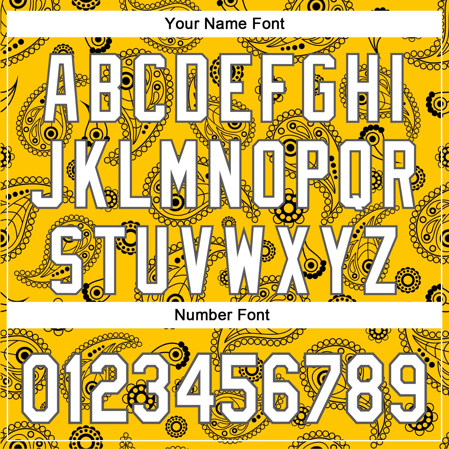 Custom Stitched Yellow White-Steel Gray 3D Pattern Design Ethnic Paisley Floral Bandana Sports Pullover Sweatshirt Hoodie