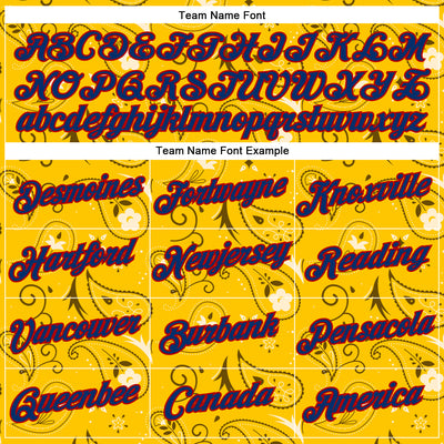 Custom Stitched Yellow US Navy Blue-Red 3D Pattern Design Ethnic Paisley Floral Bandana Sports Pullover Sweatshirt Hoodie