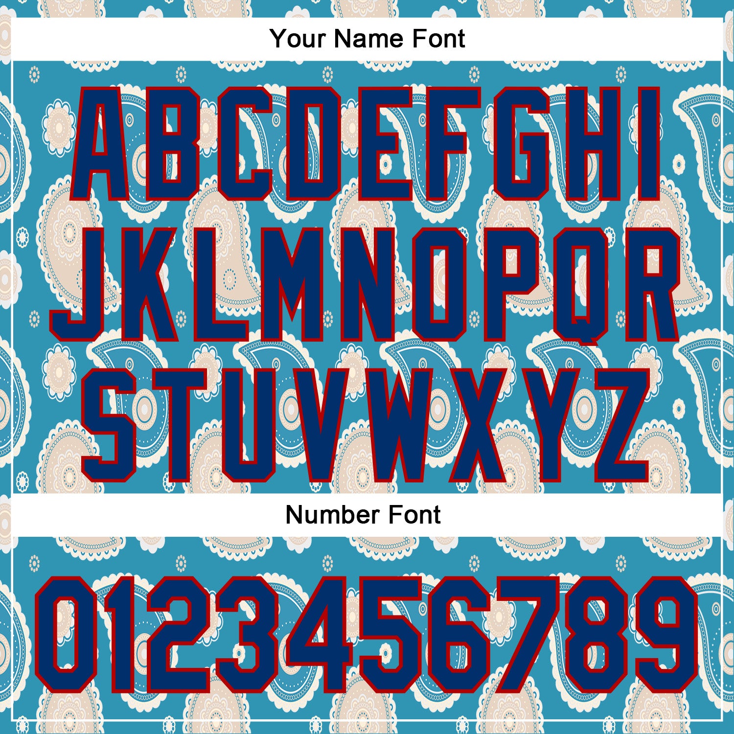 Custom Stitched Panther Blue US Navy Blue-Red 3D Pattern Design Ethnic Paisley Floral Bandana Sports Pullover Sweatshirt Hoodie