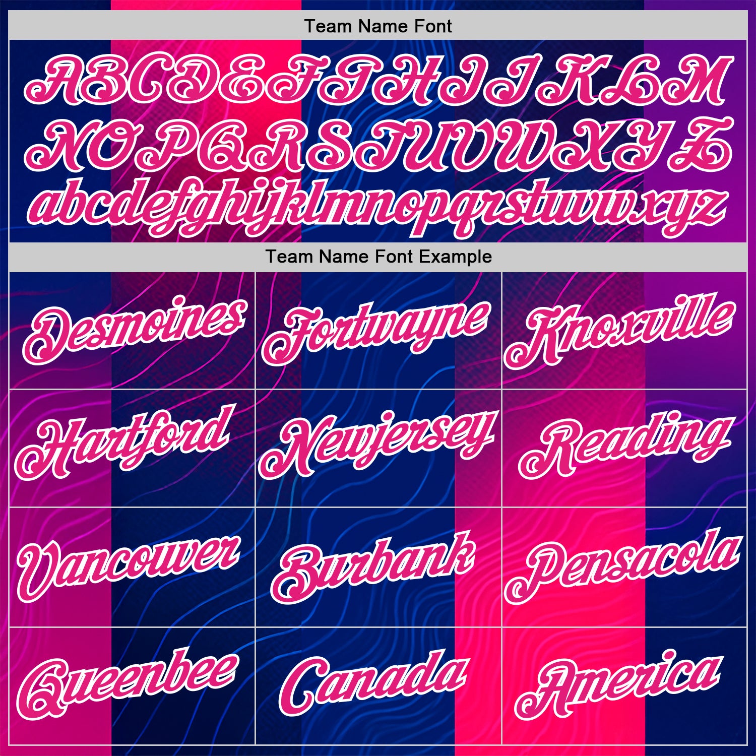 Custom Blue Hot Pink Red-White 3D Pattern Design Neon Stripe Sportswear Performance T-Shirt