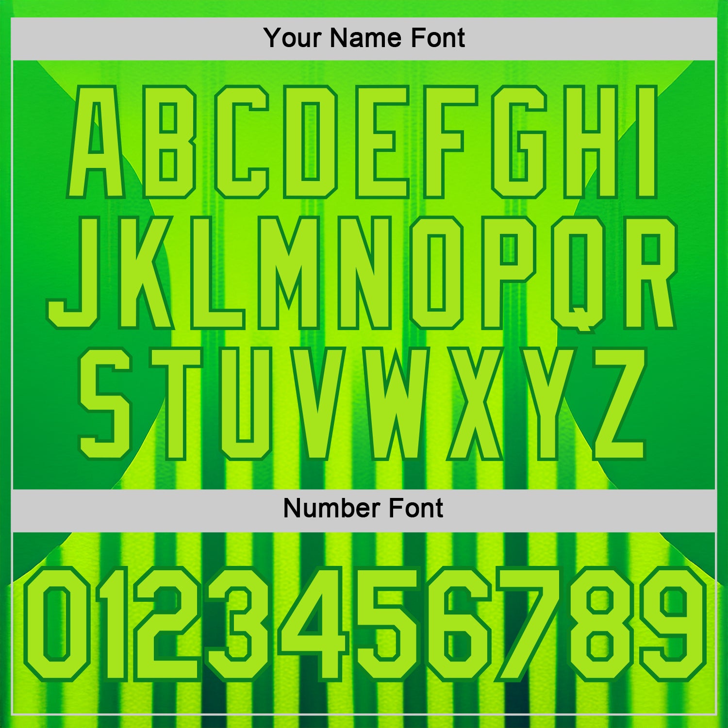 Custom Green Neon Green-Grass Green 3D Pattern Design Mexico Gradient Stripe Sportswear Performance T-Shirt