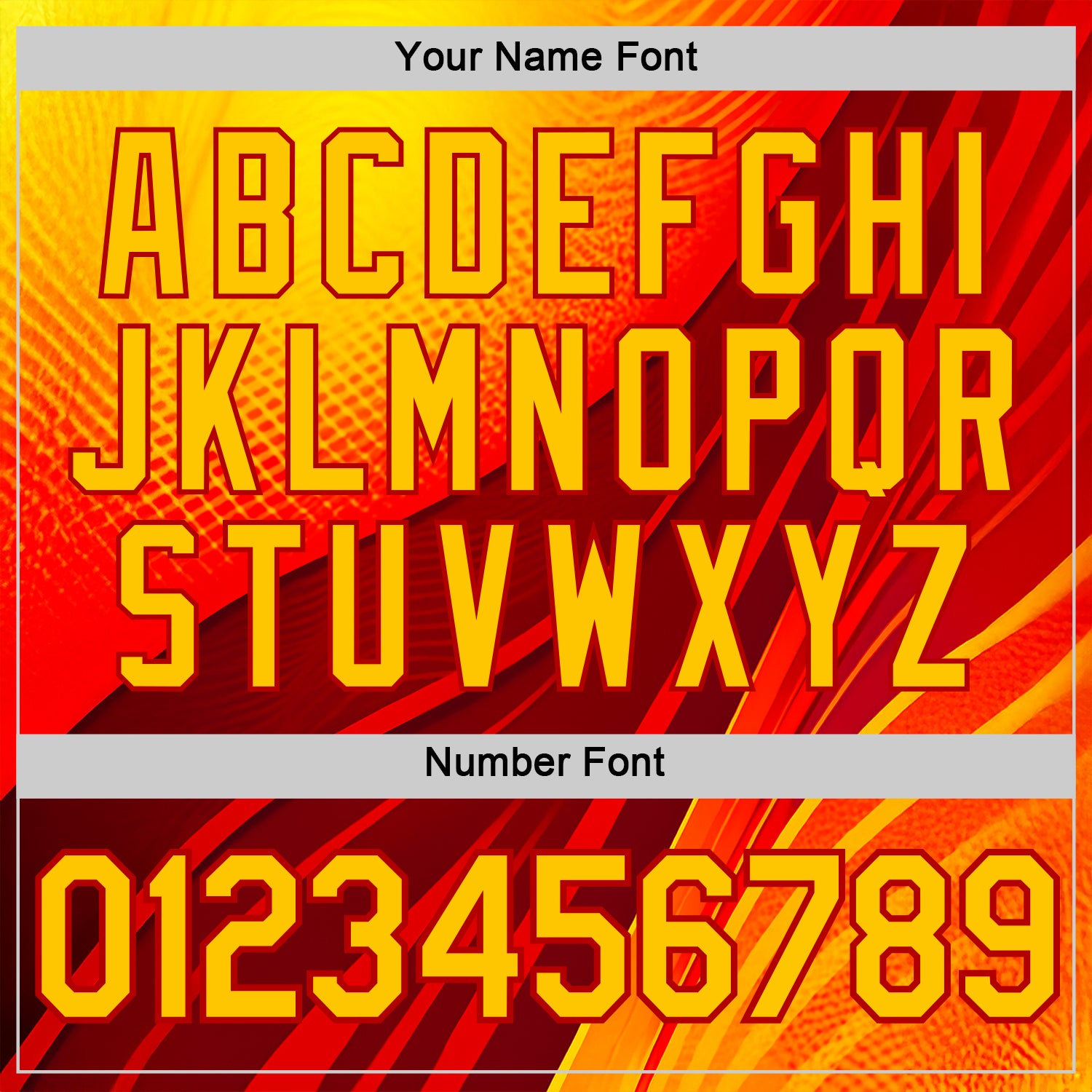 Custom Red Yellow 3D Pattern Design Spain Wave Gradient Sportswear Performance T-Shirt