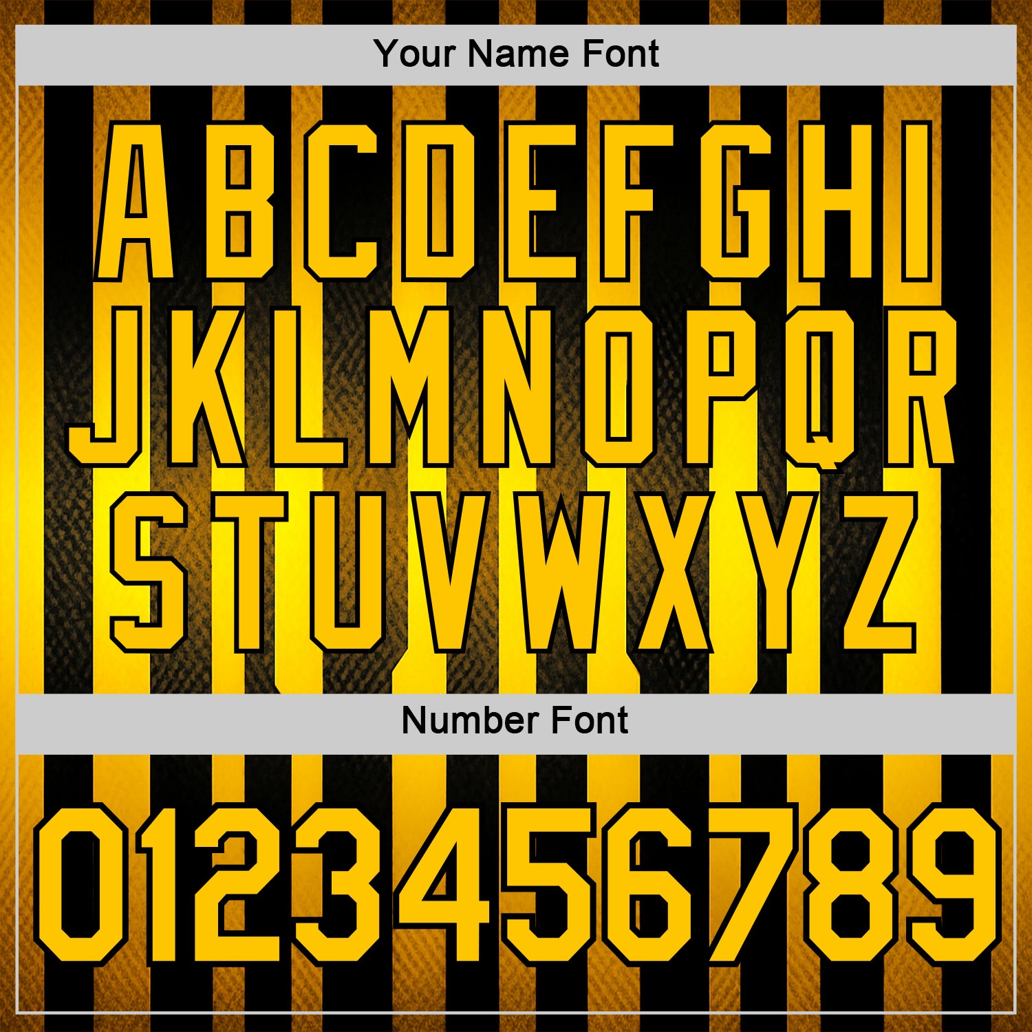 Custom Black Yellow 3D Pattern Design Germany Stripe Sportswear Performance T-Shirt