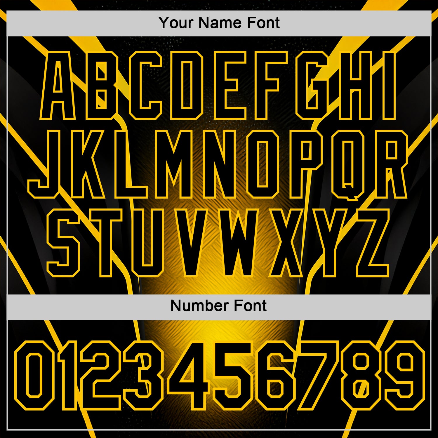 Custom Black Yellow 3D Pattern Design Germany Color Block Sportswear Performance T-Shirt