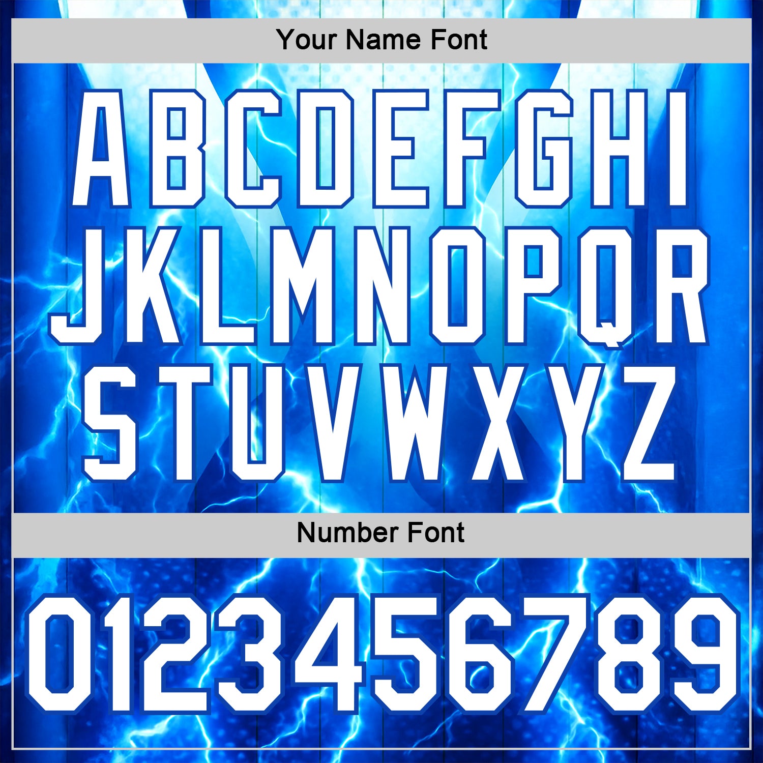 Custom Blue White-Thunder Blue 3D Pattern Design Lightning Sportswear Performance T-Shirt