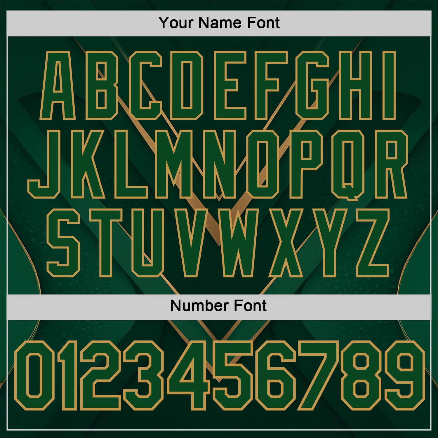 Custom Green Old Gold 3D Pattern Design Mexico Africa Sportswear Performance T-Shirt