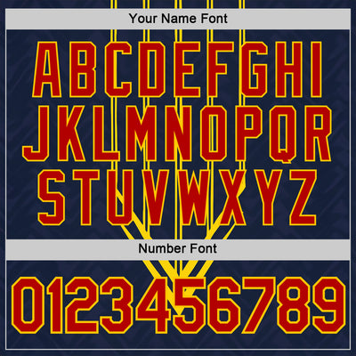 Custom Blue Red-Yellow 3D Pattern Design Milan Stripe Sportswear Performance T-Shirt