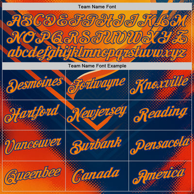 Custom Yellow Bay Orange Blue-Royal 3D Pattern Design Neon Arrow Sportswear Performance T-Shirt