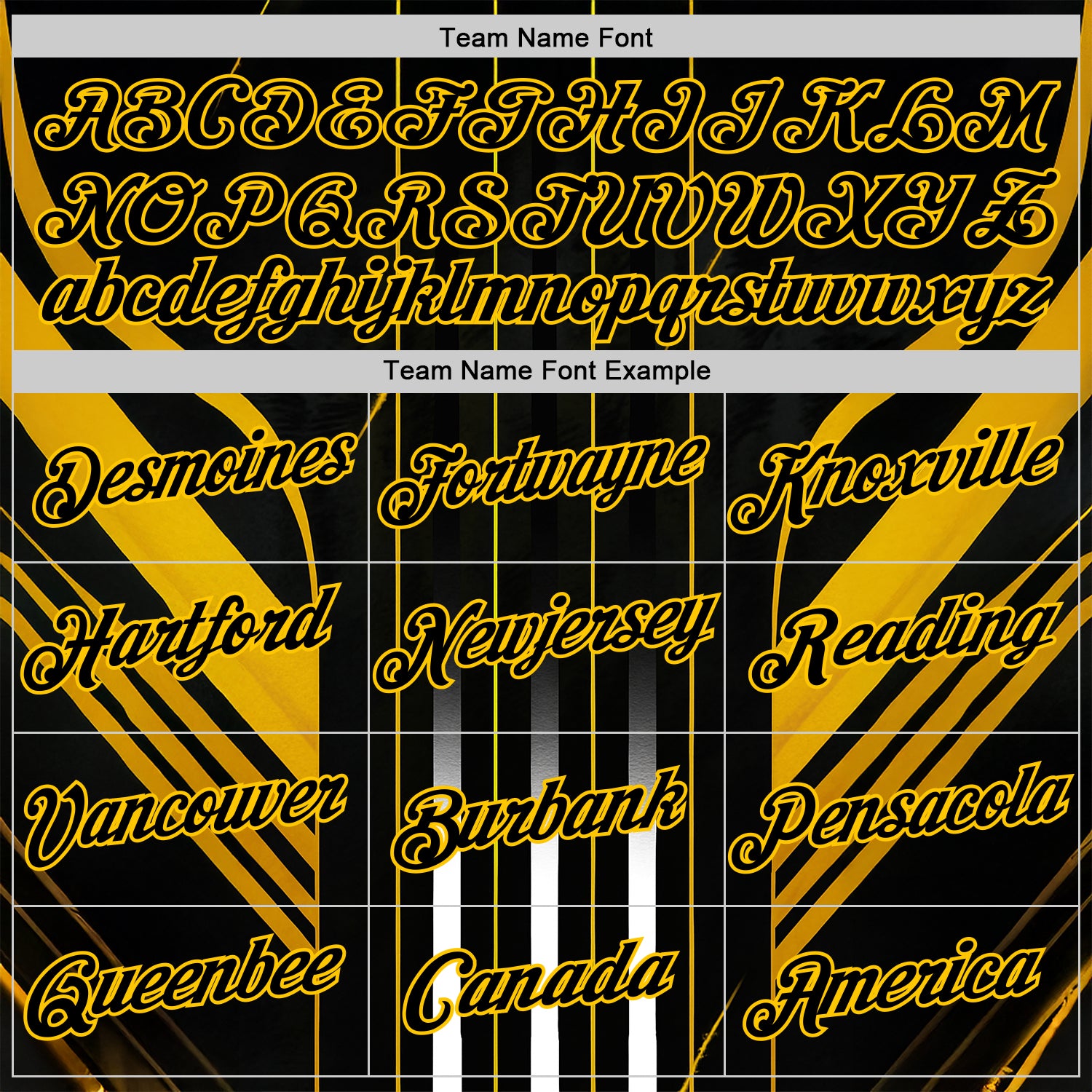 Custom Black Yellow 3D Pattern Design Germany Stripe Sportswear Performance T-Shirt