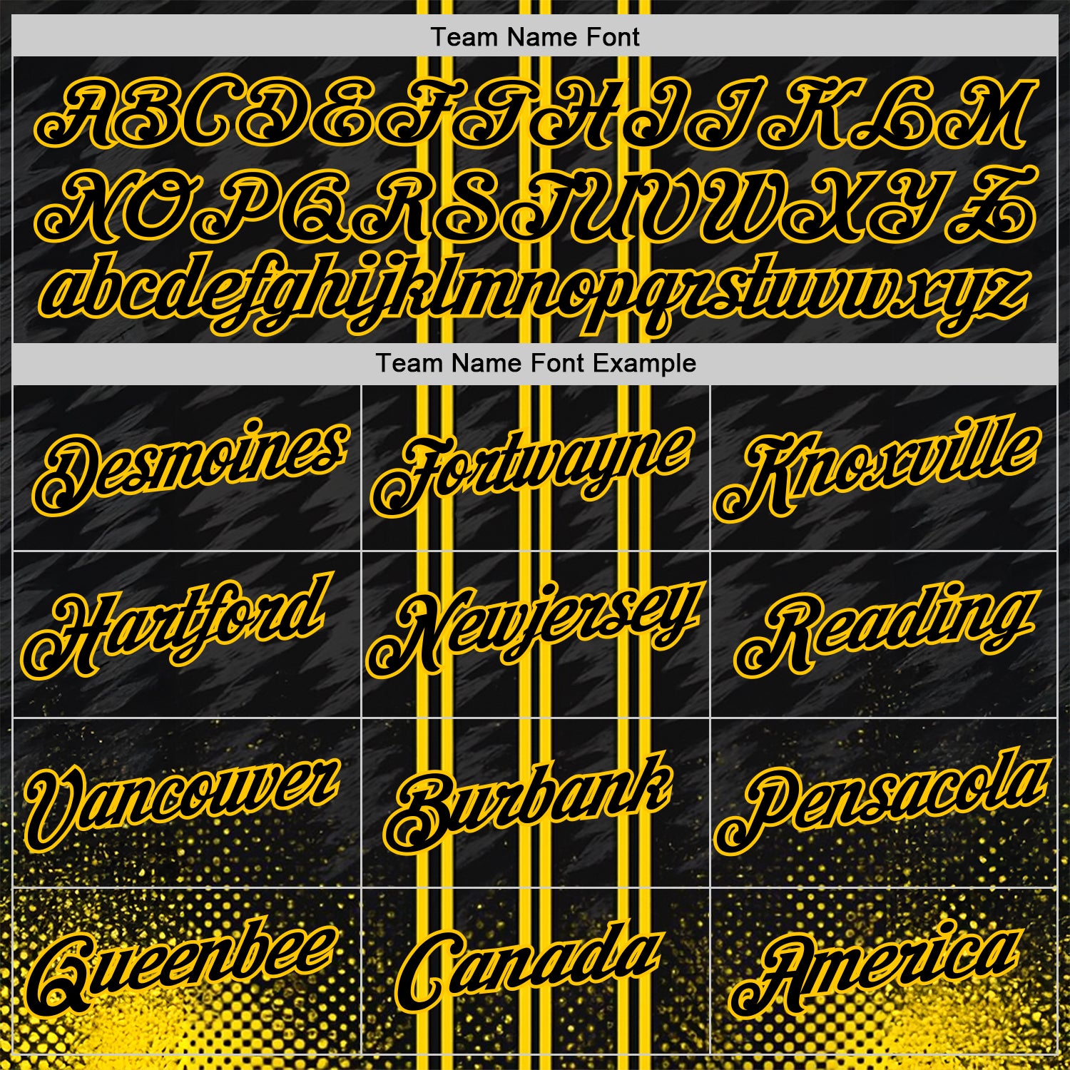 Custom Black Yellow 3D Pattern Design Germany Stripe Sportswear Performance T-Shirt