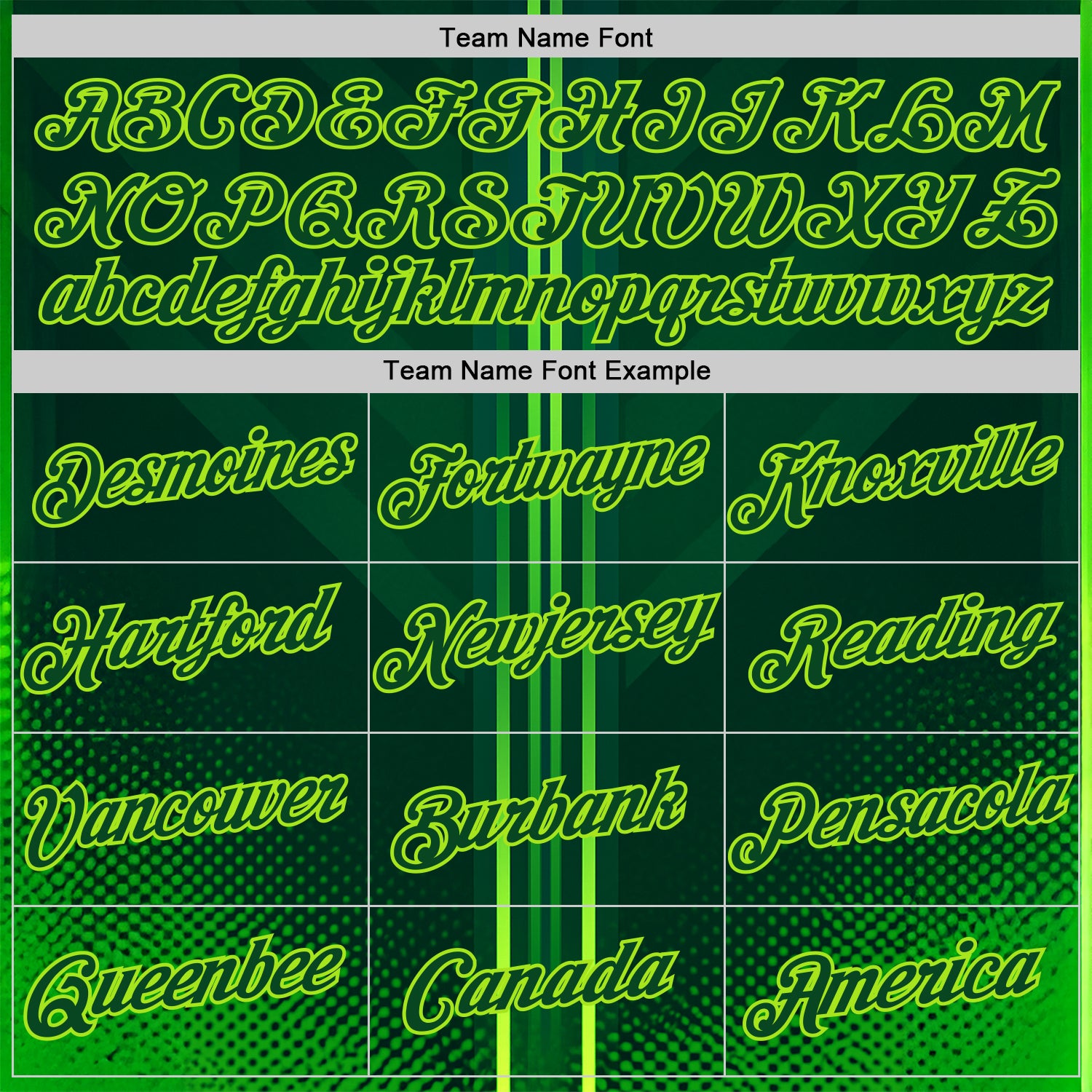 Custom Green Neon Green 3D Pattern Design Gradient Stripe Sportswear Performance T-Shirt