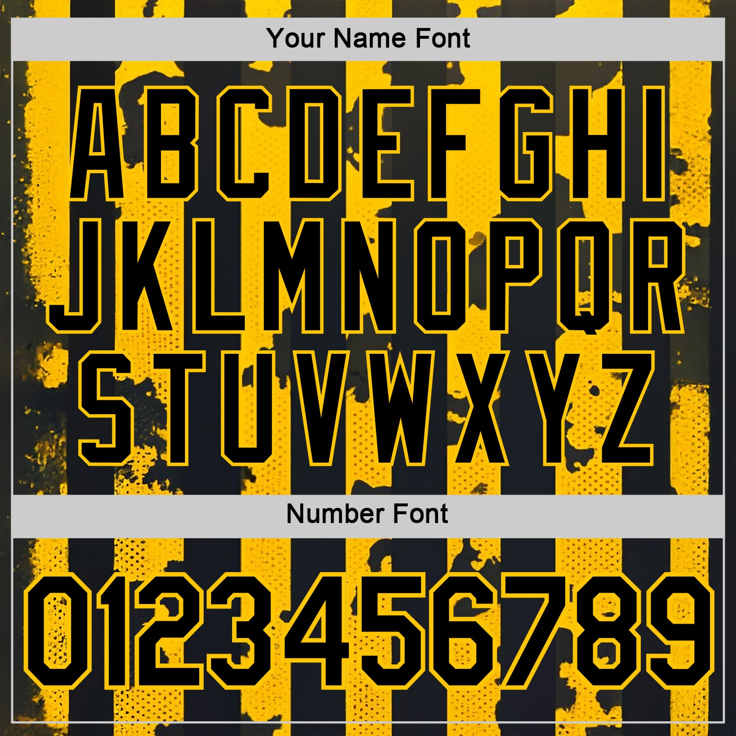 Custom Yellow Black 3D Pattern Design Stripe Sportswear Performance T-Shirt