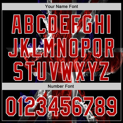 Custom Stitched Black Red-White 3D Pattern Design England Inspired Flame Sportswear Pullover Sweatshirt Hoodie