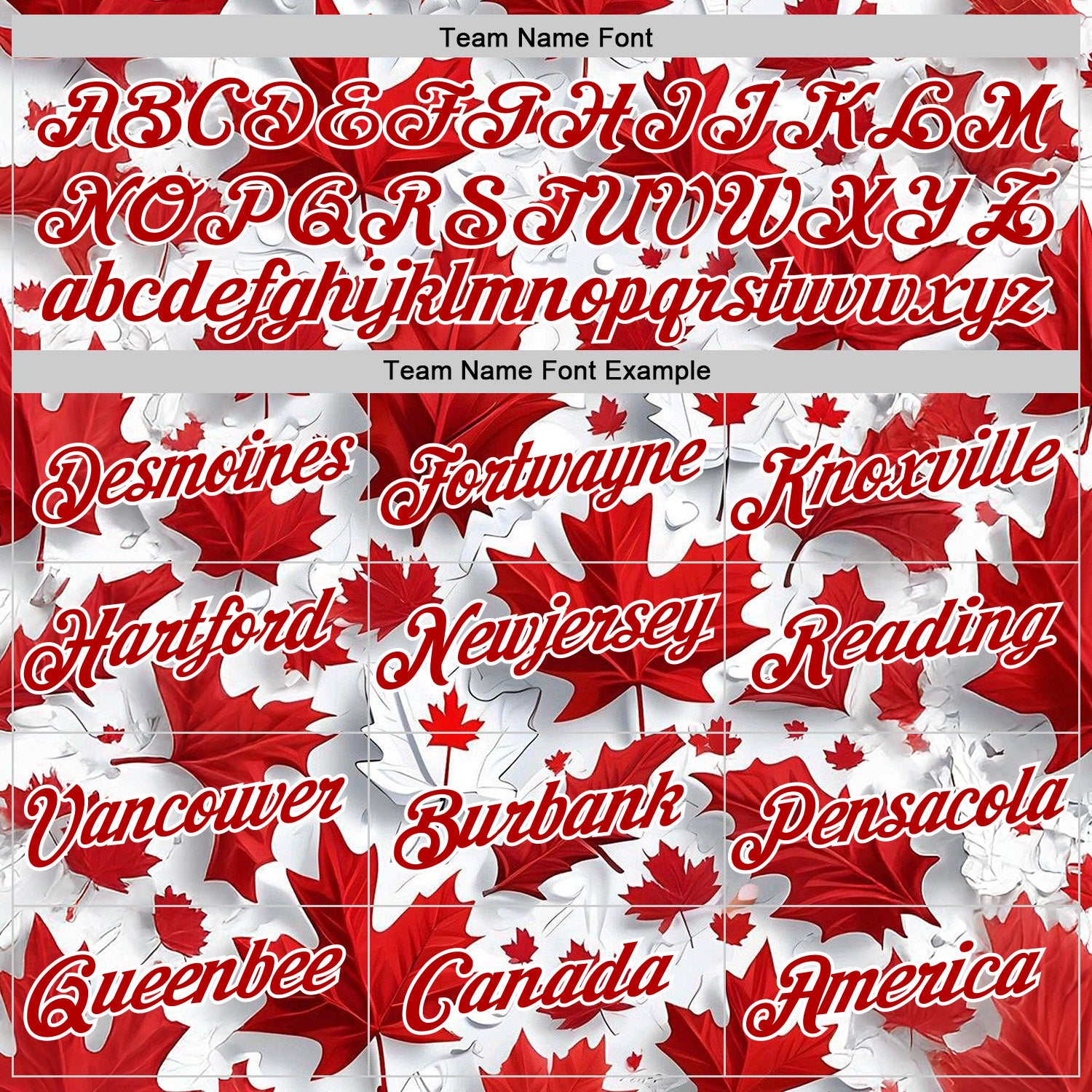 Custom Stitched White Red 3D Pattern Design Canada Maple Sportswear Pullover Sweatshirt Hoodie