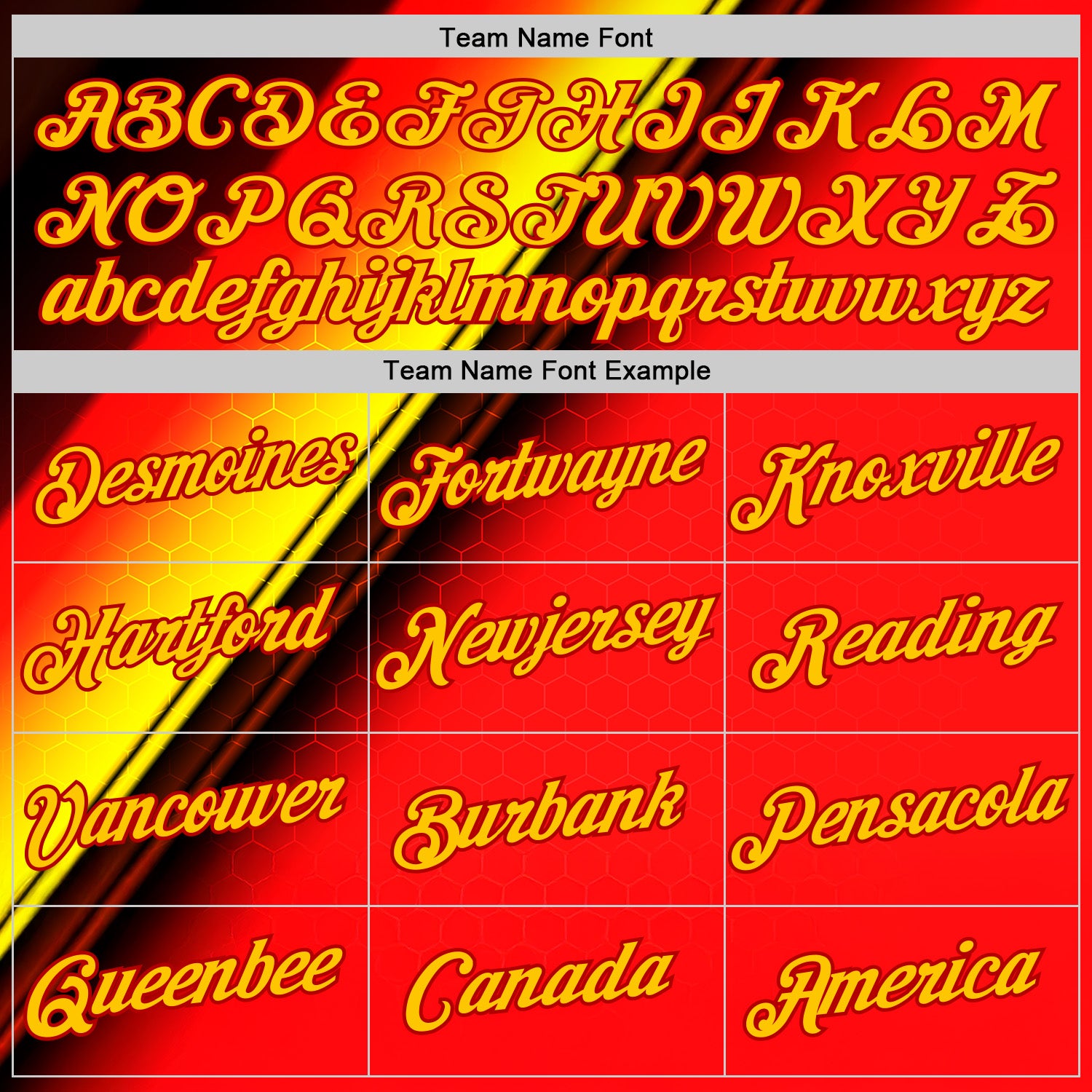 Custom Stitched Red Yellow-Black 3D Pattern Design Germany Inspired Abstract Geometric Honeycomb Shape Sportswear Pullover Sweatshirt Hoodie