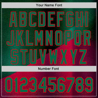 Custom Stitched Green Kelly Green-Red 3D Pattern Design Mexico Abstract Sportswear Pullover Sweatshirt Hoodie