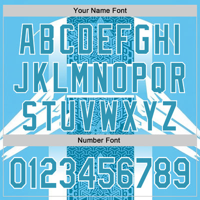 Custom Stitched Blue Panther Blue-White 3D Pattern Design Argentine Inspired Geometric Shape Sportswear Pullover Sweatshirt Hoodie